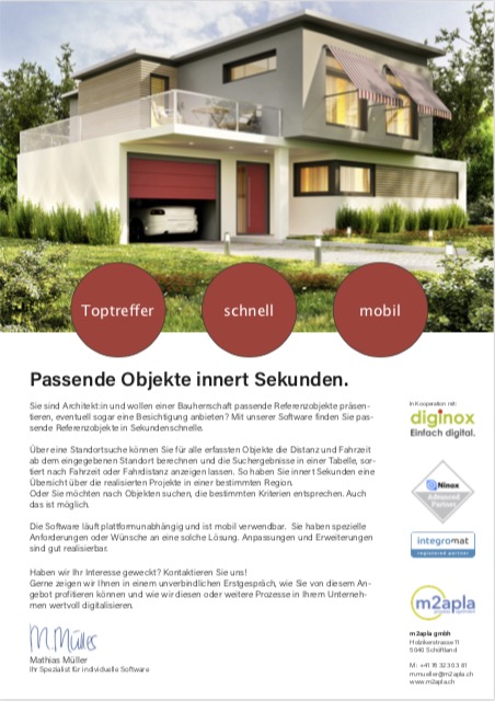 Referenzobjekte verwalten, auf Karte anzeigen, in der Nähe finden